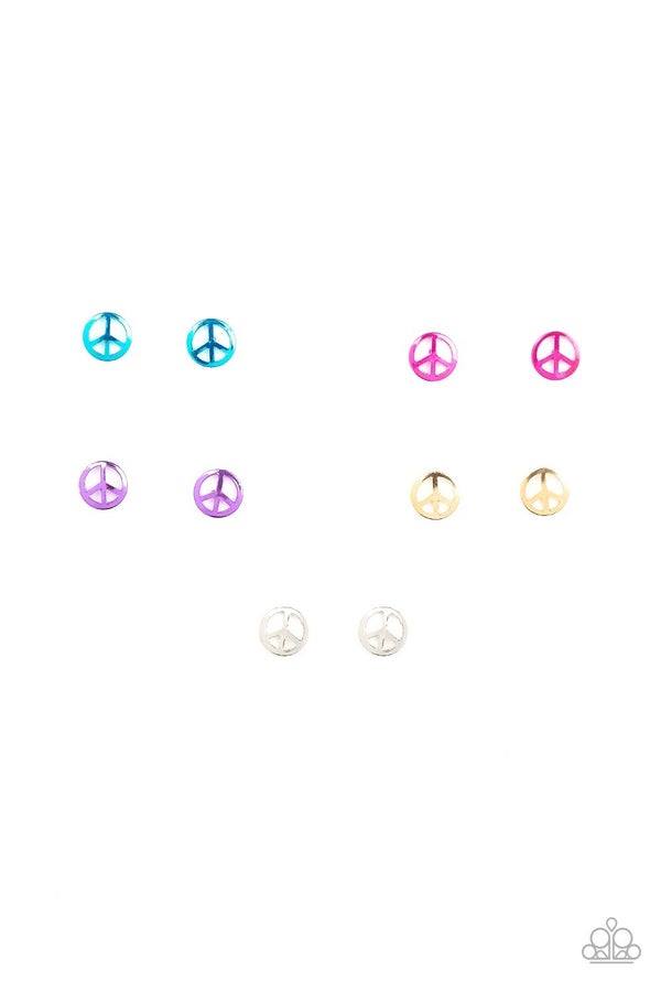 Starlet Shimmer Peace Earrings Pack of 10