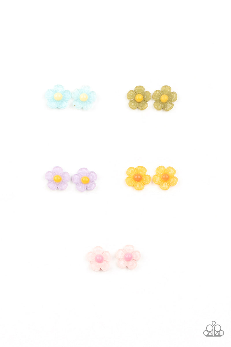 Starlet Shimmer Springtime Flower Earrings Pack of 10
