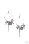 TWEET Dreams White Earrings