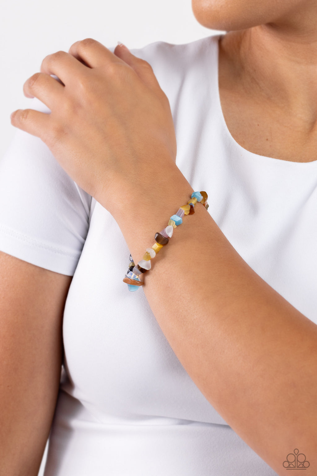Chiseled Cameo - Multi Bracelet - Paparazzi Accessories