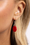 Shell Sensation - Red Lanyard - Paparazzi Accessories