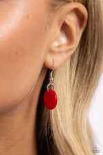 Shell Sensation - Red Lanyard - Paparazzi Accessories