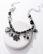 Charmed, I Am Sure - Black Necklace - Paparazzi Accessories