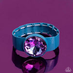 Exaggerated Ego - Blue Bracelet - Paparazzi Accessories