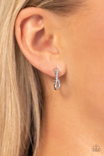 Horoscopic Helixes - White Earrings - Paparazzi Accessories