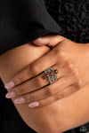 Layered Light - Brown Ring - Paparazzi Accessories