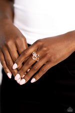 Stargazing Style - Rose Gold Ring - Paparazzi Accessories