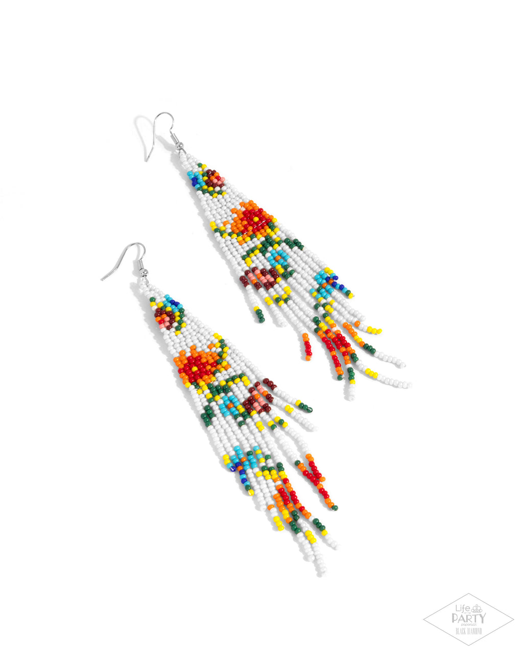 five-dollar-jewelry-beaded-gardens-white-earrings-paparazzi-accessories