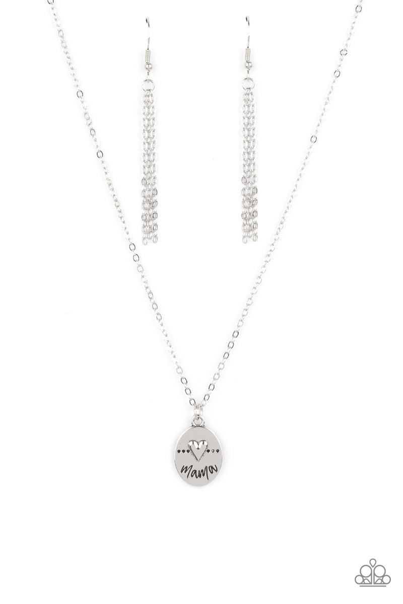 five-dollar-jewelry-they-call-me-mama-silver-necklace-paparazzi-accessories