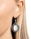 Garden Party Perfection - White Earrings - Paparazzi Accessories