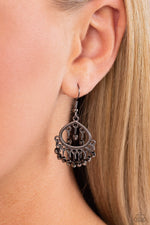 Persian Persuasion - Black Earrings - Paparazzi Accessories