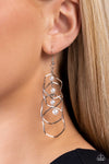 Pearl Palooza - White Earrings - Paparazzi Accessories