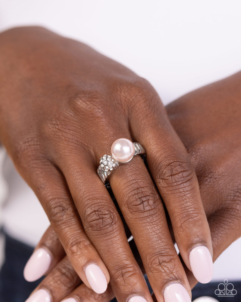 A-List Applique - Pink Ring - Paparazzi Accessories