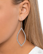 Prosperous Prospects - White Earrings - Paparazzi Accessories