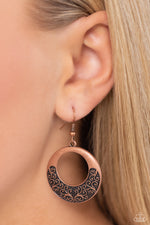 Secret Vineyards - Copper Earrings - Paparazzi Accessories