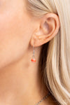 Rustic Recognition - Orange Necklace - Paparazzi Accessories