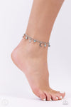 Stellar Sashay - Blue Anklet - Paparazzi Accessories
