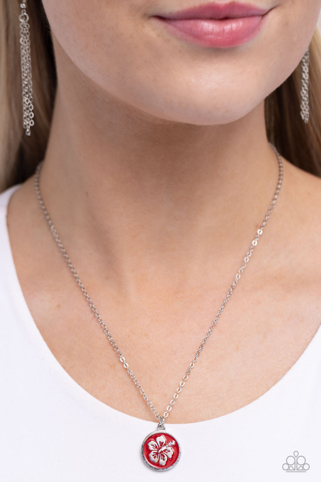 Beachy Basic - Red Necklace - Paparazzi Accessories