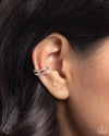 Monochromatic Mystique Cuff Earrings - Paparazzi Accessories