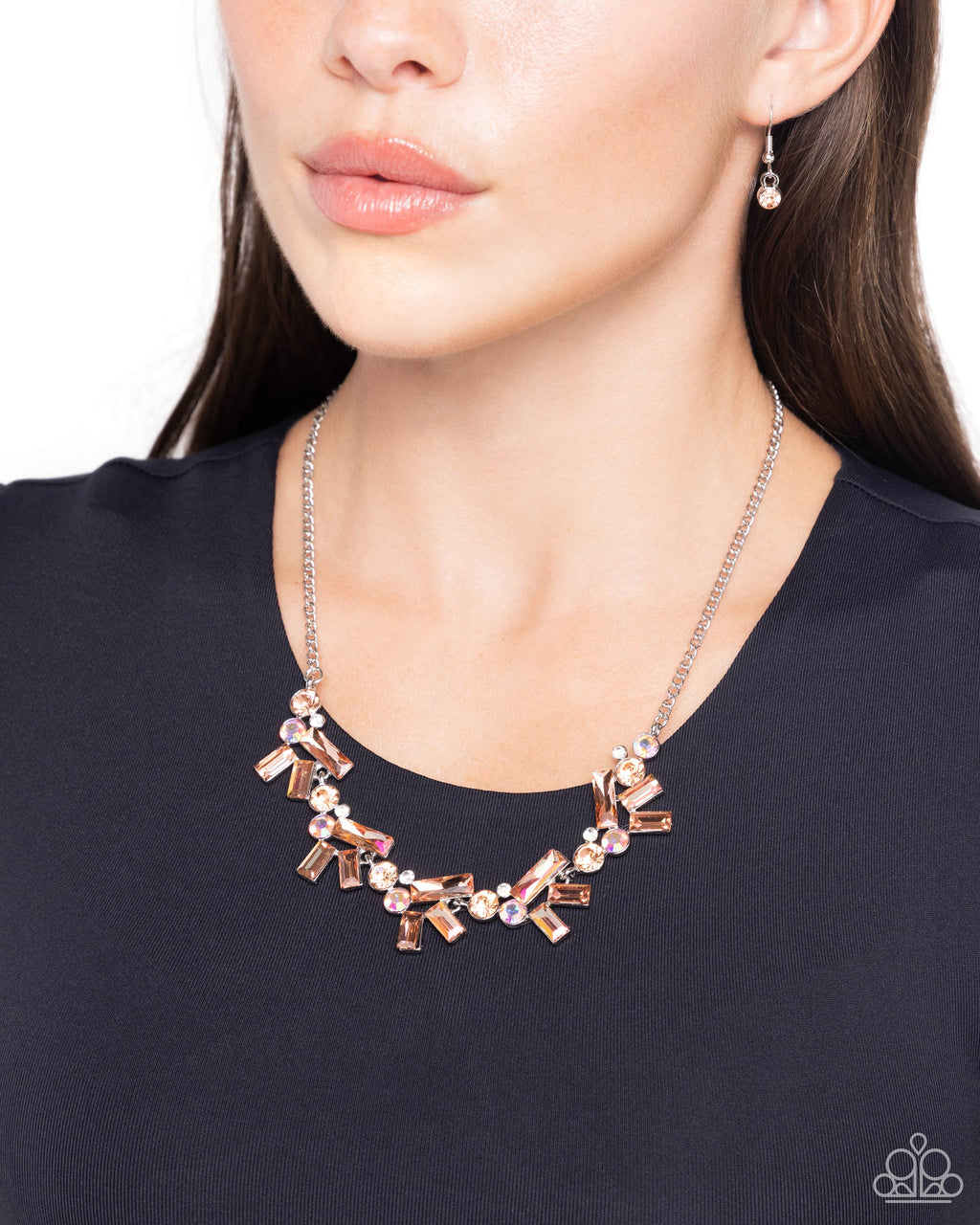 Serene Statement - Orange Necklace - Paparazzi Accessories