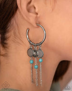 Peppy Pinnacle - Blue Earrings - Paparazzi Accessories