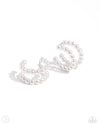 five-dollar-jewelry-pearls-just-want-to-have-fun-white-post earrings-paparazzi-accessories