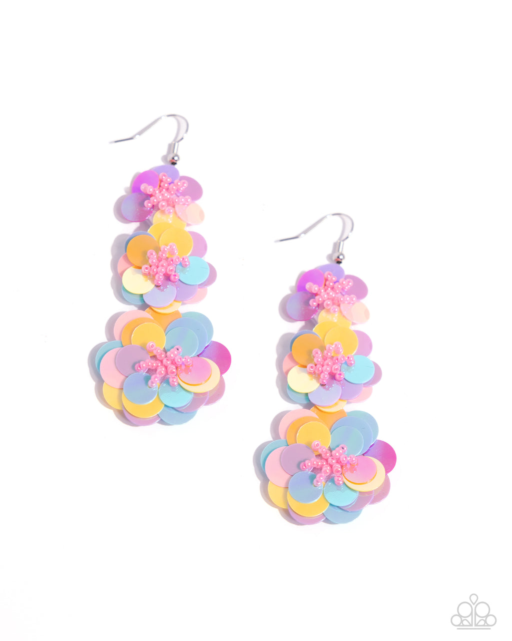 five-dollar-jewelry-beaded-bouquet-multi-earrings-paparazzi-accessories
