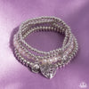 Filigree Fairytale - White Bracelet - Paparazzi Accessories