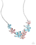 five-dollar-jewelry-reflective-rundown-blue-necklace-paparazzi-accessories