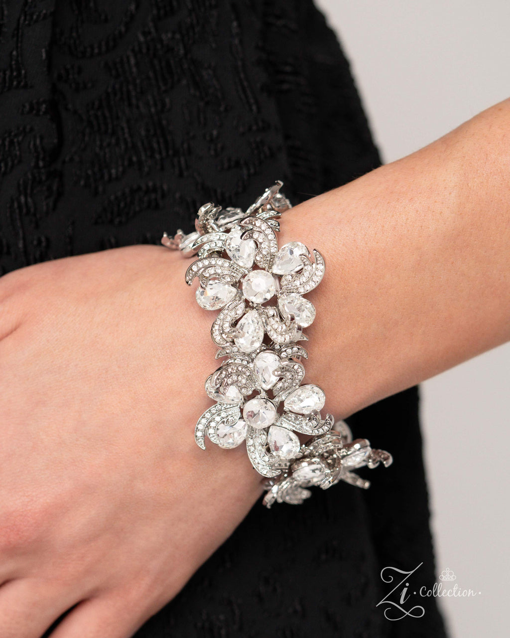 Indulgent Ideal - White Zi Bracelet - Paparazzi Accessories