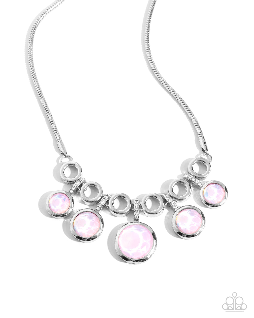 five-dollar-jewelry-reflective-rhapsody-pink-necklace-paparazzi-accessories
