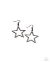 five-dollar-jewelry-streamlined-stars-black-earrings-paparazzi-accessories