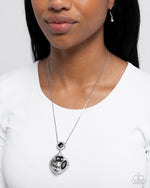 Pronged Princess - Black Necklace - Paparazzi Accessories
