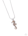 five-dollar-jewelry-seahorse-shanty-orange-necklace-paparazzi-accessories