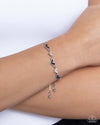 Heart-struck Hype - Black Bracelet - Paparazzi Accessories