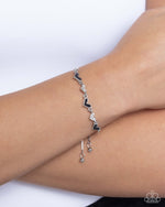 Heart-struck Hype - Black Bracelet - Paparazzi Accessories