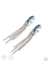 five-dollar-jewelry-feminine-fascination-blue-post earrings-paparazzi-accessories