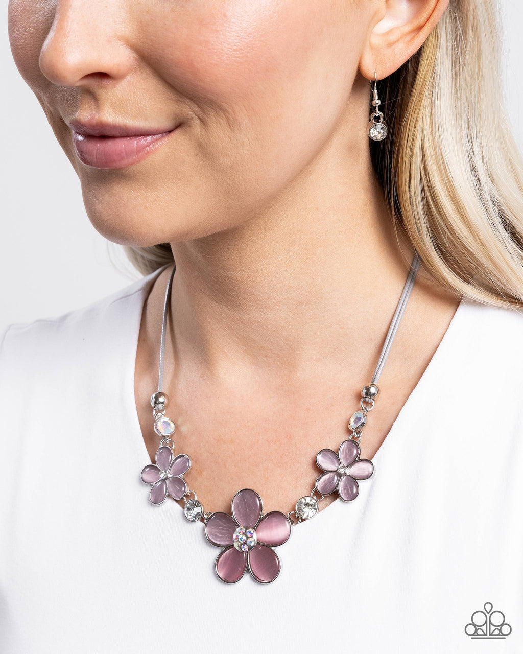 Cats Eye Calm - Pink Necklace - Paparazzi Accessories