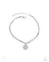 five-dollar-jewelry-blossoming-breeze-white-anklet-paparazzi-accessories