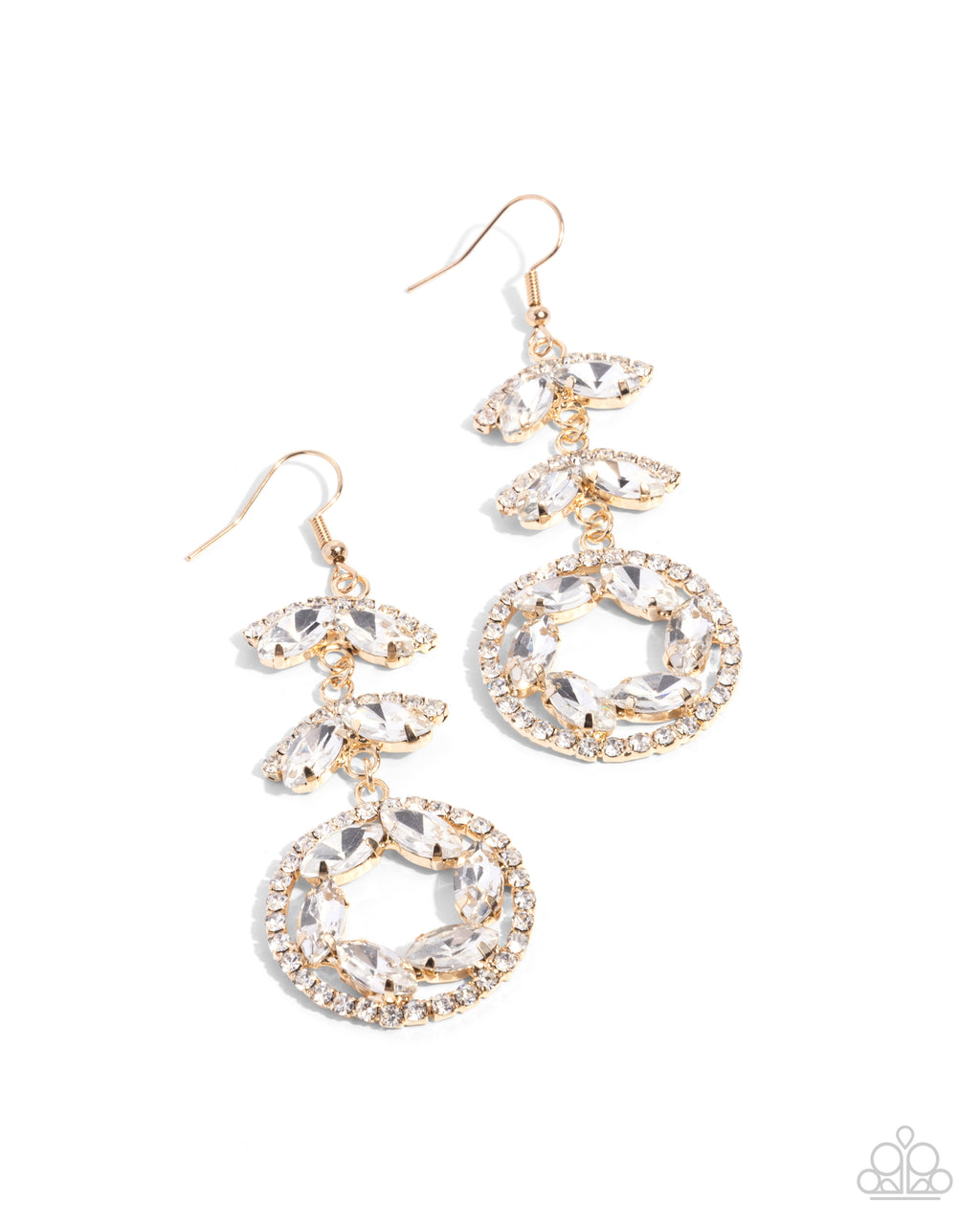 five-dollar-jewelry-polished-pattern-gold-earrings-paparazzi-accessories