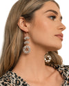 Polished Pattern - Gold Earrings - Paparazzi Accessories