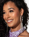 Jaw-Dropping Jubilee - White Earrings - Paparazzi Accessories