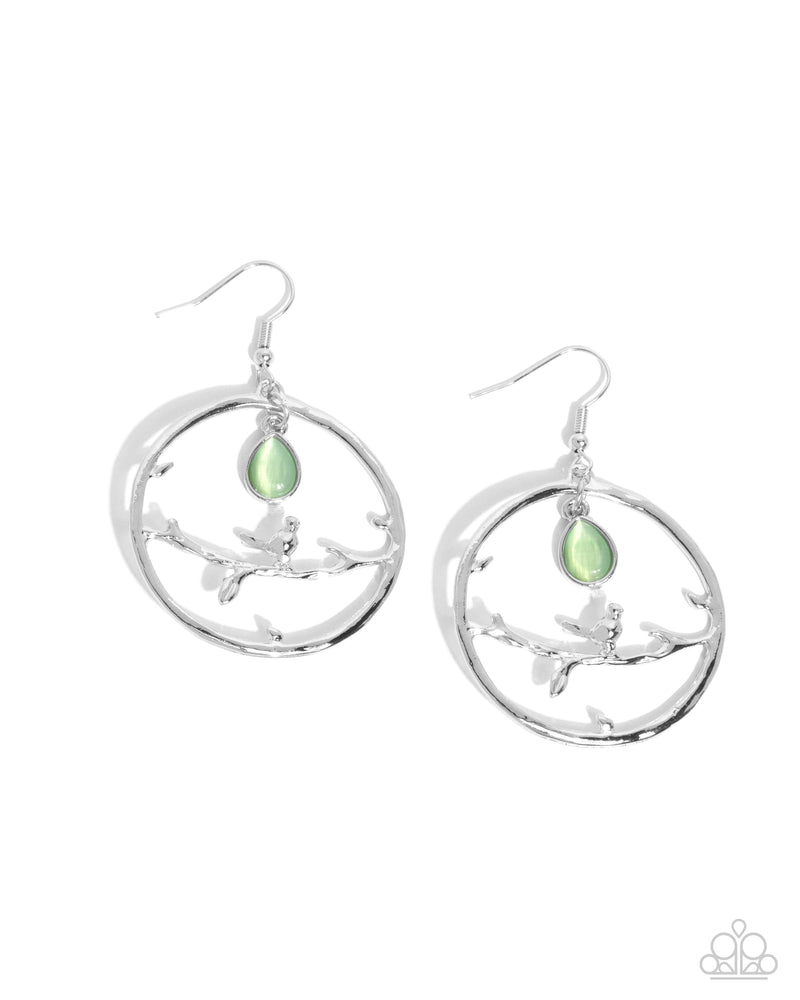 five-dollar-jewelry-picturesque-scene-green-earrings-paparazzi-accessories