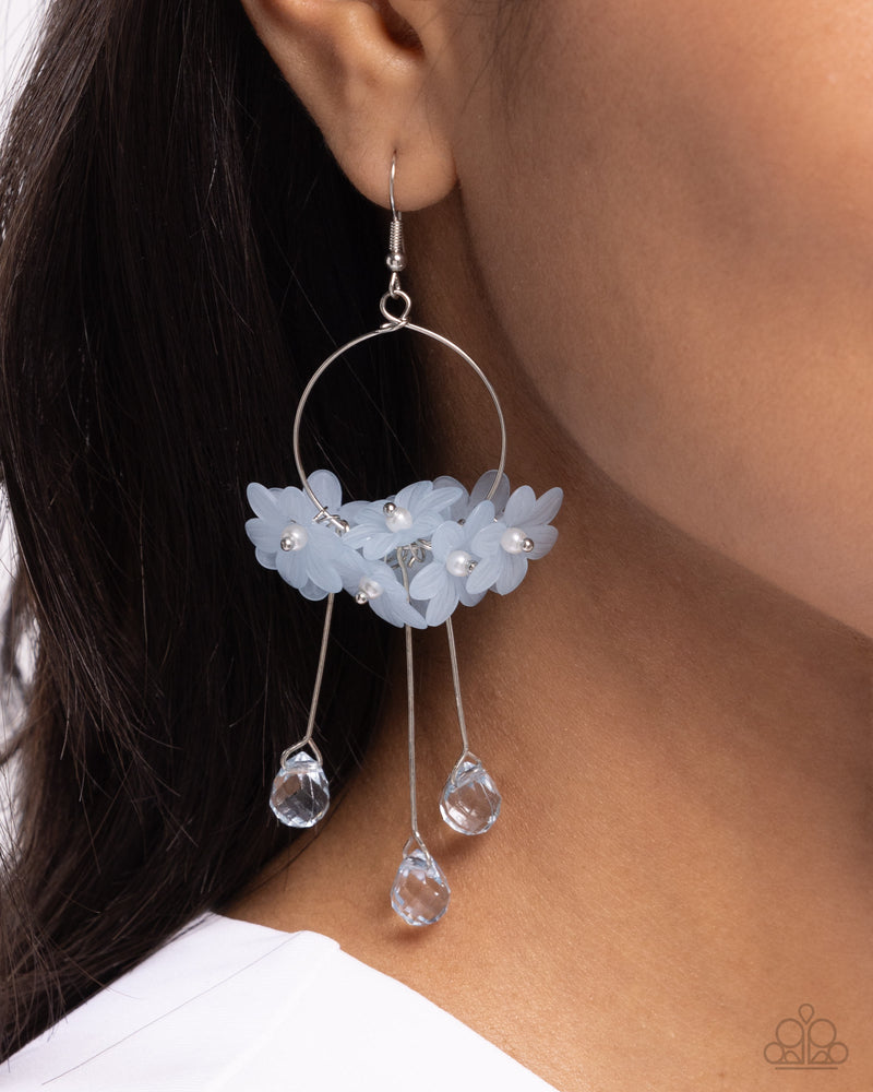 Whimsical Work - Blue Earrings - Paparazzi Accessories