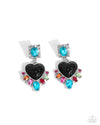 five-dollar-jewelry-bohemian-bling-black-post earrings-paparazzi-accessories