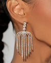 Tapered Twilight - Gold Post Earrings - Paparazzi Accessories