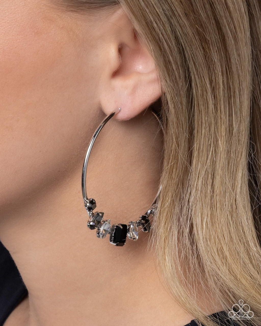 Modular Musings - Black Earrings - Paparazzi Accessories