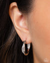 Genuine Glitz - Silver Earrings - Paparazzi Accessories