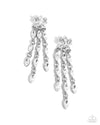 five-dollar-jewelry-lively-lure-white-post earrings-paparazzi-accessories