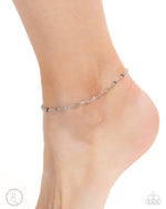 Relaxed Radiance - Silver Anklet - Paparazzi Accessories
